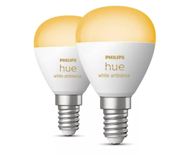 Philips Hue Philips Hue White ambiance Żarówka kulka E14 470 lm 2 szt - 1271550 - zdjęcie